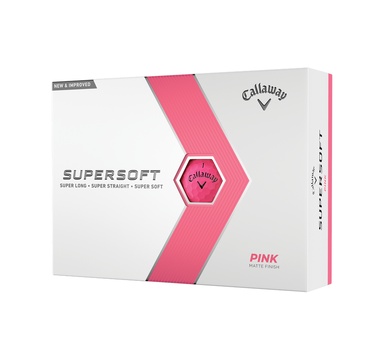 TimeForGolf - Callaway golfové míčky Supersoft 23 2-plášťové 12ks růžové
