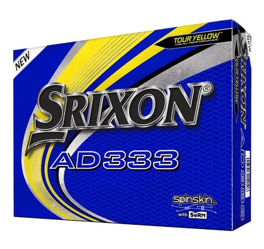 TimeForGolf - Srixon ball AD333-9 Pure yellow 2-plášťový 3Ks