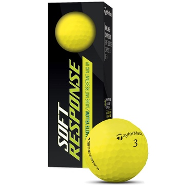 TimeForGolf - TaylorMade golfové míče Soft Response 3-plášťový 3ks žlutá