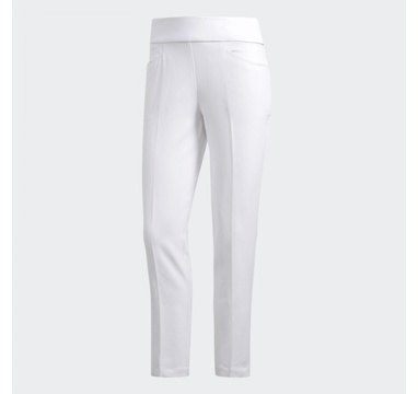 TimeForGolf - Adidas W kalhoty Pull-On Ankle - bílé XS
