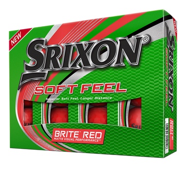 TimeForGolf - Srixon ball Soft Feel Bride Red 2-plášťový červený 3ks