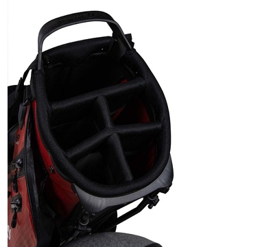TimeForGolf - TaylorMade bag stand Flextech Waterproof 22 STEALTH černo červený
