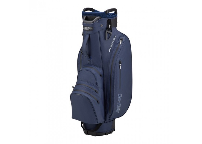 TimeForGolf - Bennington Cart bag GRID ORGA - Waterproof, Navy / Silver