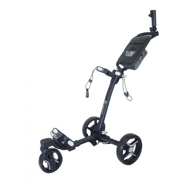 TimeForGolf - AXGLO Tri-360 V2 ruční tříkolový golfový vozík Black / Grey