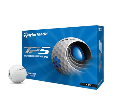 TimeForGolf - TaylorMade balls TP5 21 5-plášťový 12ks bílé