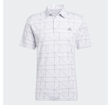 TimeForGolf - Adidas polo JACQUARD bílé M