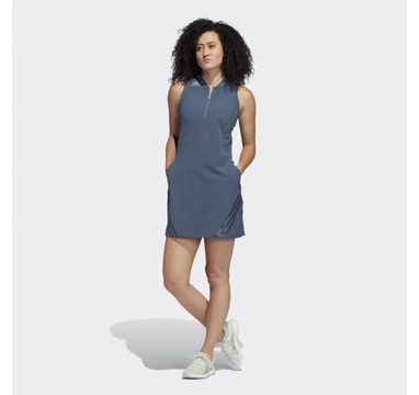 TimeForGolf - Adidas W šaty 3 Stripe Sleeveless modré