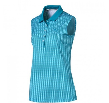 Time For Golf - vše pro golf - Puma W polo Dawn Sleeveless modré XL