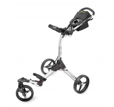 TimeForGolf - Ruční tříkolový golfový vozík Bag Boy TRI SWIVEL 2.0 Silver/Black