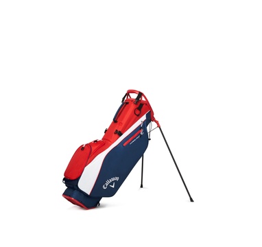 TimeForGolf - Callaway bag stand Hyperlite Zero červeno bílo modré