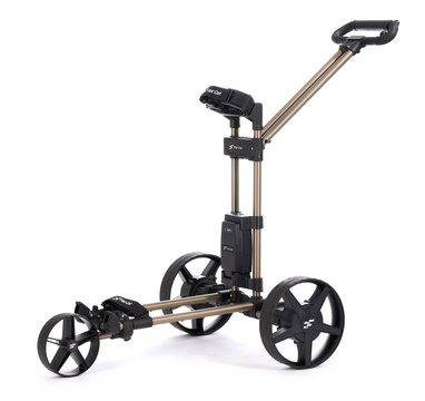 TimeForGolf - Elektrický golfový vozík FLAT-CAT Spin Gold-Bronze, baterie 27 jamek