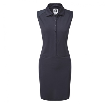 TimeForGolf - FootJoy W šaty Sleeve Pique Dress - tmavě modré L