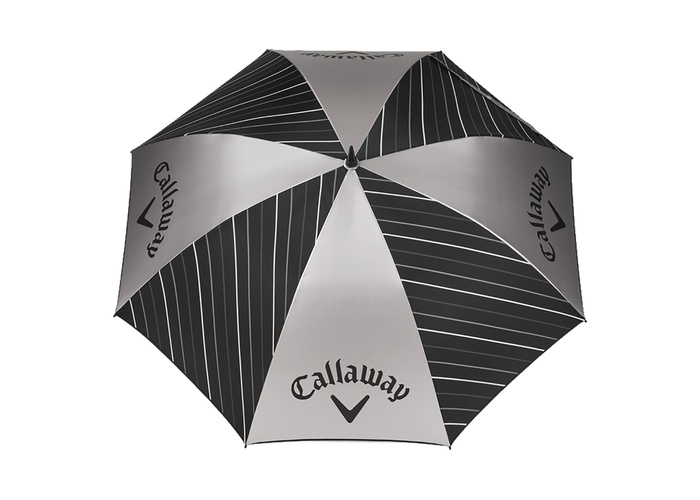 TimeForGolf - Callaway deštník UV 64" černo stříbrný