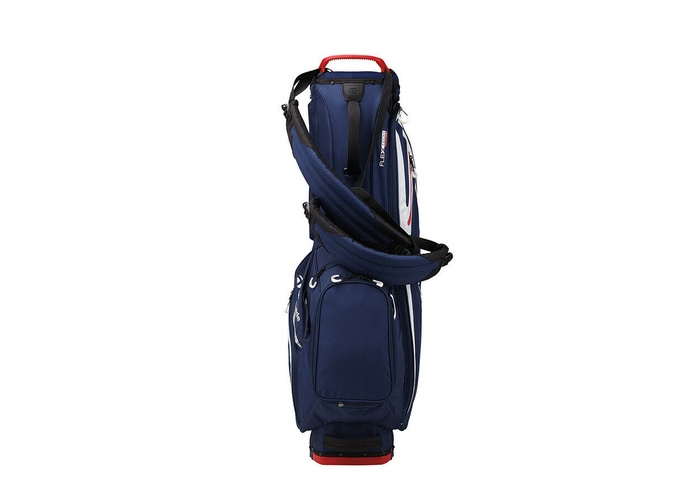 TimeForGolf - TaylorMade bag stand Flextech Lite tmavě modro červený