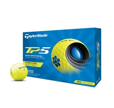 TimeForGolf - TaylorMade balls TP5 21 5-plášťový 3ks žluté