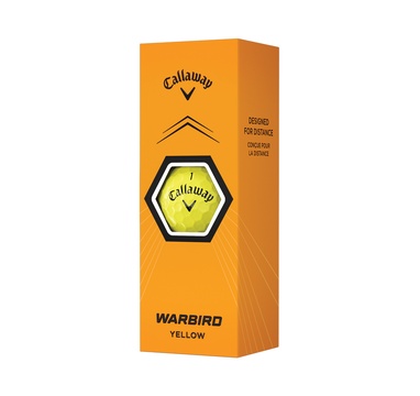 TimeForGolf - Callaway golfové míčky Warbird 23 2-plášťové 3ks žlutá