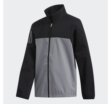 TimeForGolf - Adidas Jr bunda Provisional Rain černo šedá 140