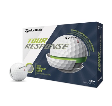 TimeForGolf - TaylorMade balls Tour Response 3-plášťový 12ks bílé