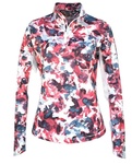 Time For Golf - Callaway dámská mikina Brushed Floral Print fruit dove S