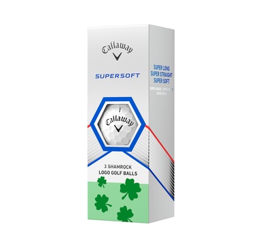 TimeForGolf - Callaway golfové míčky Supersoft Shamrock 23 2-plášťové 12ks bílé