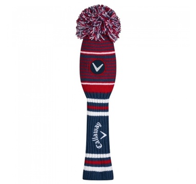 TimeForGolf - Callaway headcover Pom Pom dřevo bílo červený