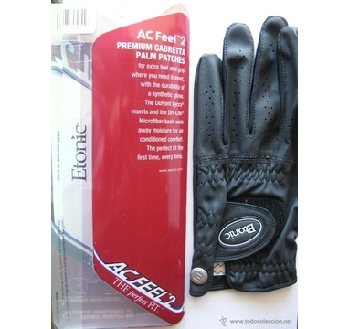 Time For Golf - vše pro golf - Etonic AC Feel pánská rukavice, levá velikost/barva XL/černá