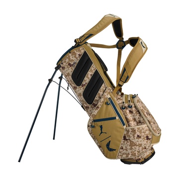 TimeForGolf - Puma stand bag x VOLITION limitovaná edice US Open 2022 hnědý