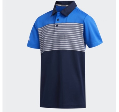 TimeForGolf - Adidas Jr polo Engineered modré 140