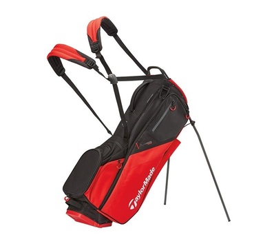 Time For Golf - vše pro golf - TaylorMade stand bag Flextech 22 STEALTH černo červený