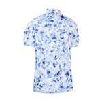 Time For Golf - Callaway polo Tie-Dye Leaf Print modro bílé L