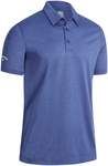 Time For Golf - Callaway pánské polo Heathered Jacquard modré L