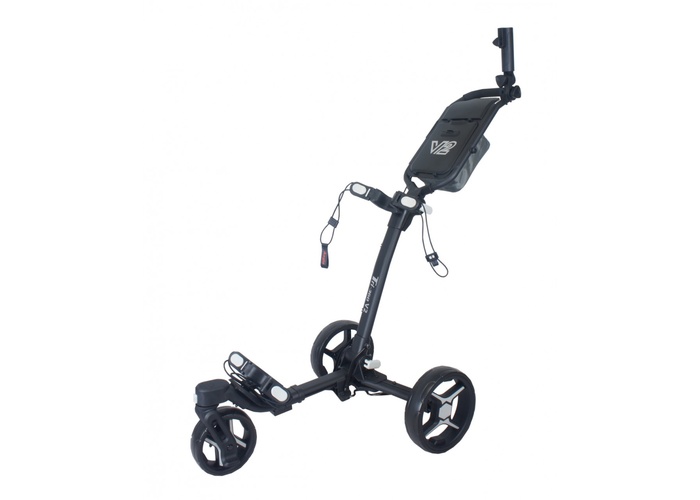 TimeForGolf - AXGLO Tri-360 V2 ruční tříkolový golfový vozík Black / Grey